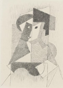 Vintage Metzinger, Femme à sa Toilette (Metzinger, AM-18-013), Du cubisme (after)