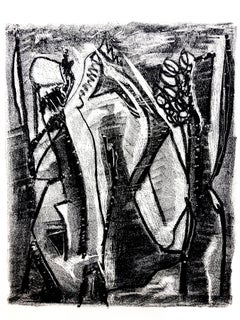 Jean-Michel Atlan - Kafka - Litografia originale