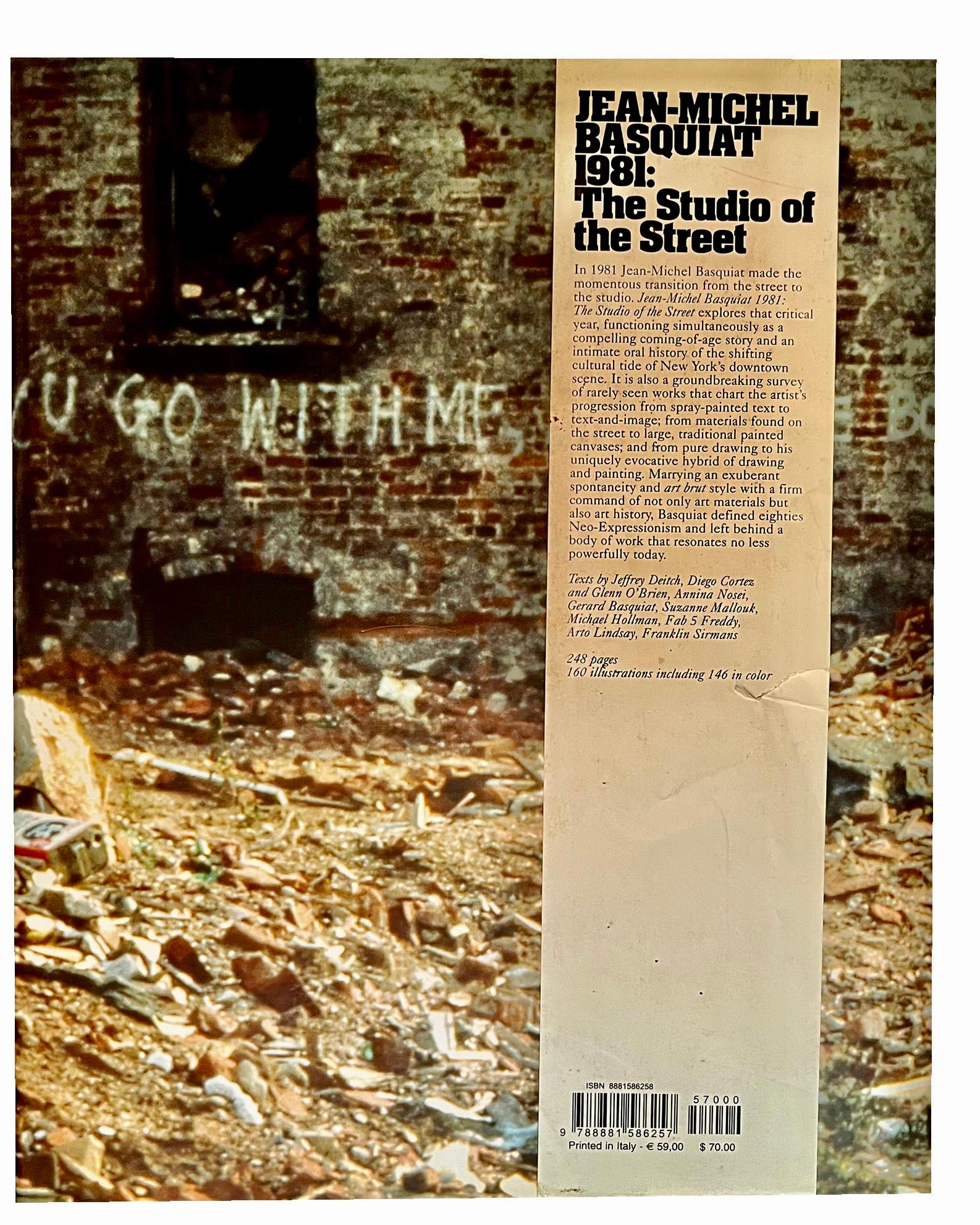 Jean-Michel Basquiat : 1981. Le Studio de la rue :
Un catalogue d'exposition de 2007, effrayant, magnifiquement illustré, à couverture rigide, publié à l'occasion de l'exposition 