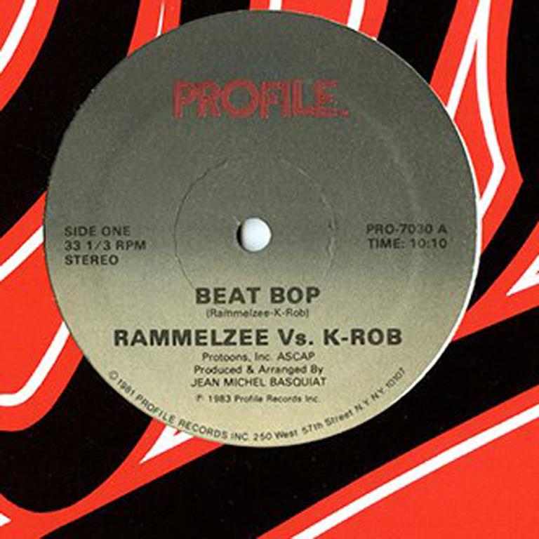 Rammellzee vs. K-Rob Beat Bop LP - Pop Art Art par Jean-Michel Basquiat