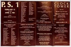1981 New York/New Wave P.S.1 poster (Basquiat New York/New Wave)