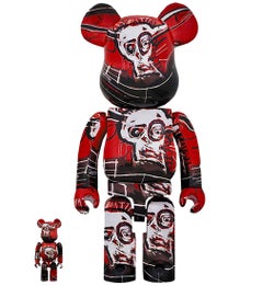 Basquiat Bearbrick 400% set of 2 works (Basquiat Be@rbrick)
