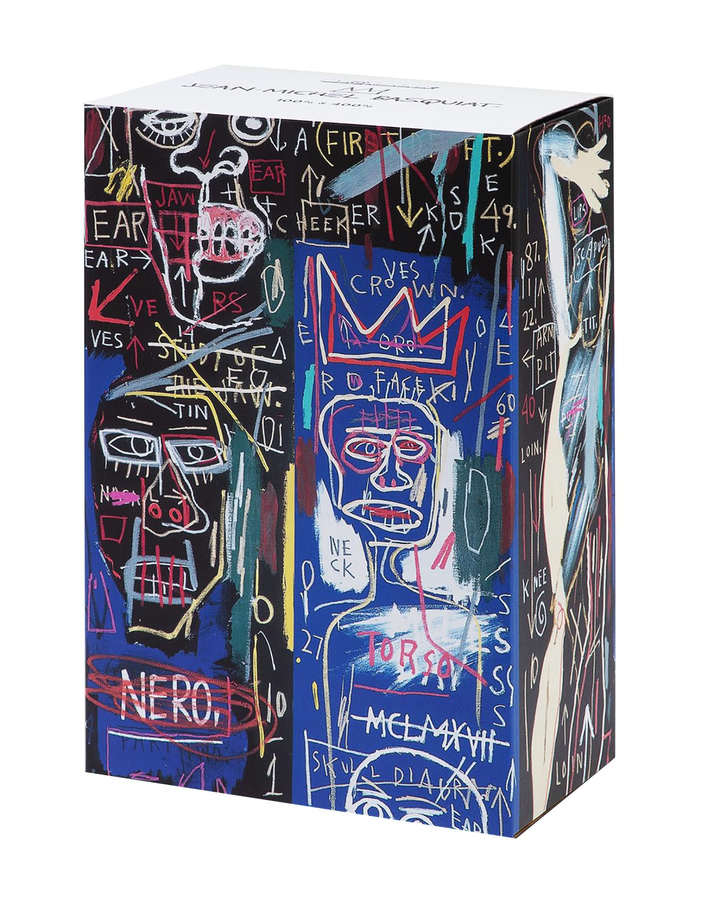 Basquiat Bearbrick 400% set of 2 works (Basquiat Be@rbrick) For Sale 2
