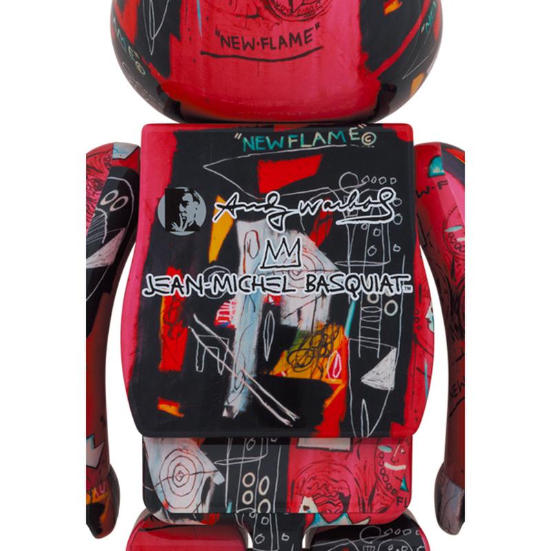 Ensemble de 4 œuvres Basquiat Bearbrick 400 % (Basquiat Be@rbrick) en vente 4