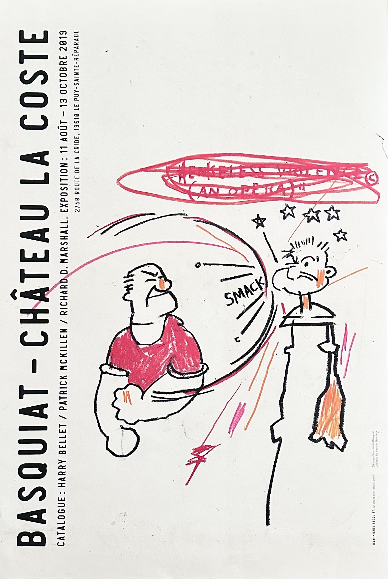 Jean-Michel Basquiat Figurative Print – Basquiat, Chateau la Coste