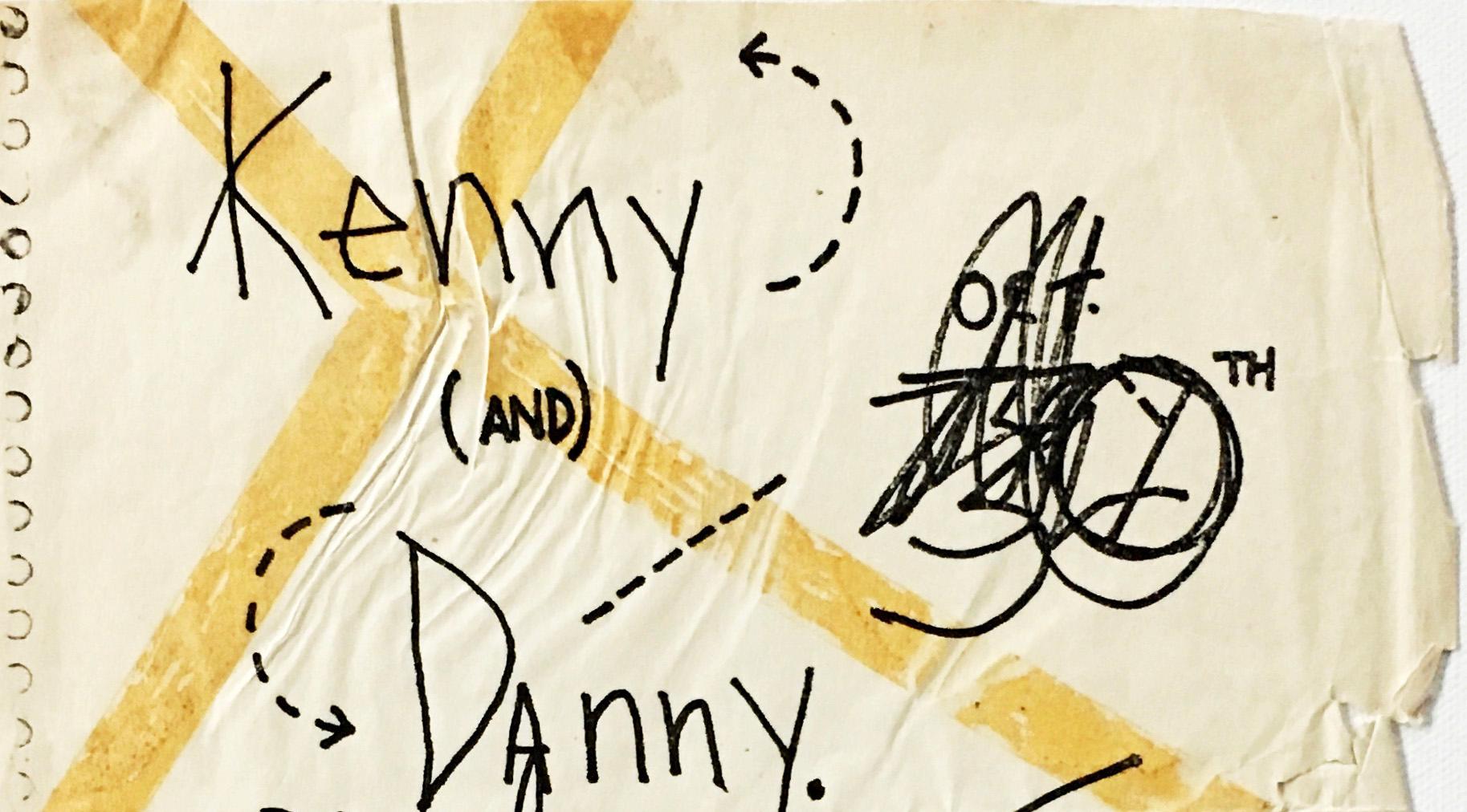Basquiat Danny Rosen Tier 3 - Blanc Figurative Print par Jean-Michel Basquiat
