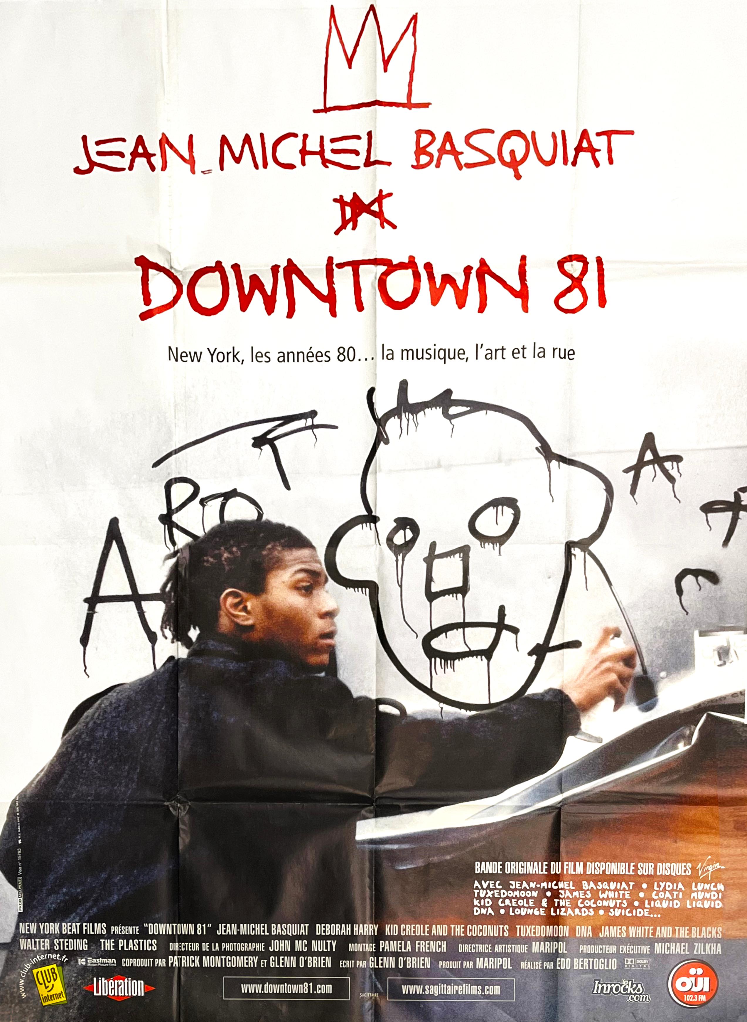 Basquiat Downtown 81 film poster (Basquiat movie)  - Pop Art Print by Jean-Michel Basquiat