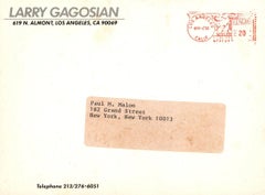 Basquiat Gagosian Gallery Los Angeles 1982 (Ankündigung)