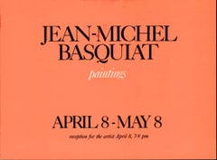 Basquiat Gagosian Gallery Los Angeles 1982 (announcement)