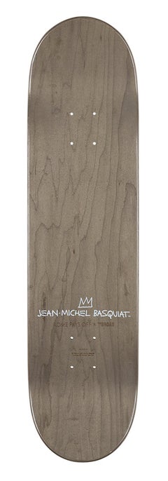 Basquiat Gold Griot Skateboard Deck (Basquiat skate deck)