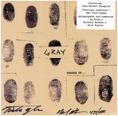 Basquiat Gray record album 2013 (signed)
