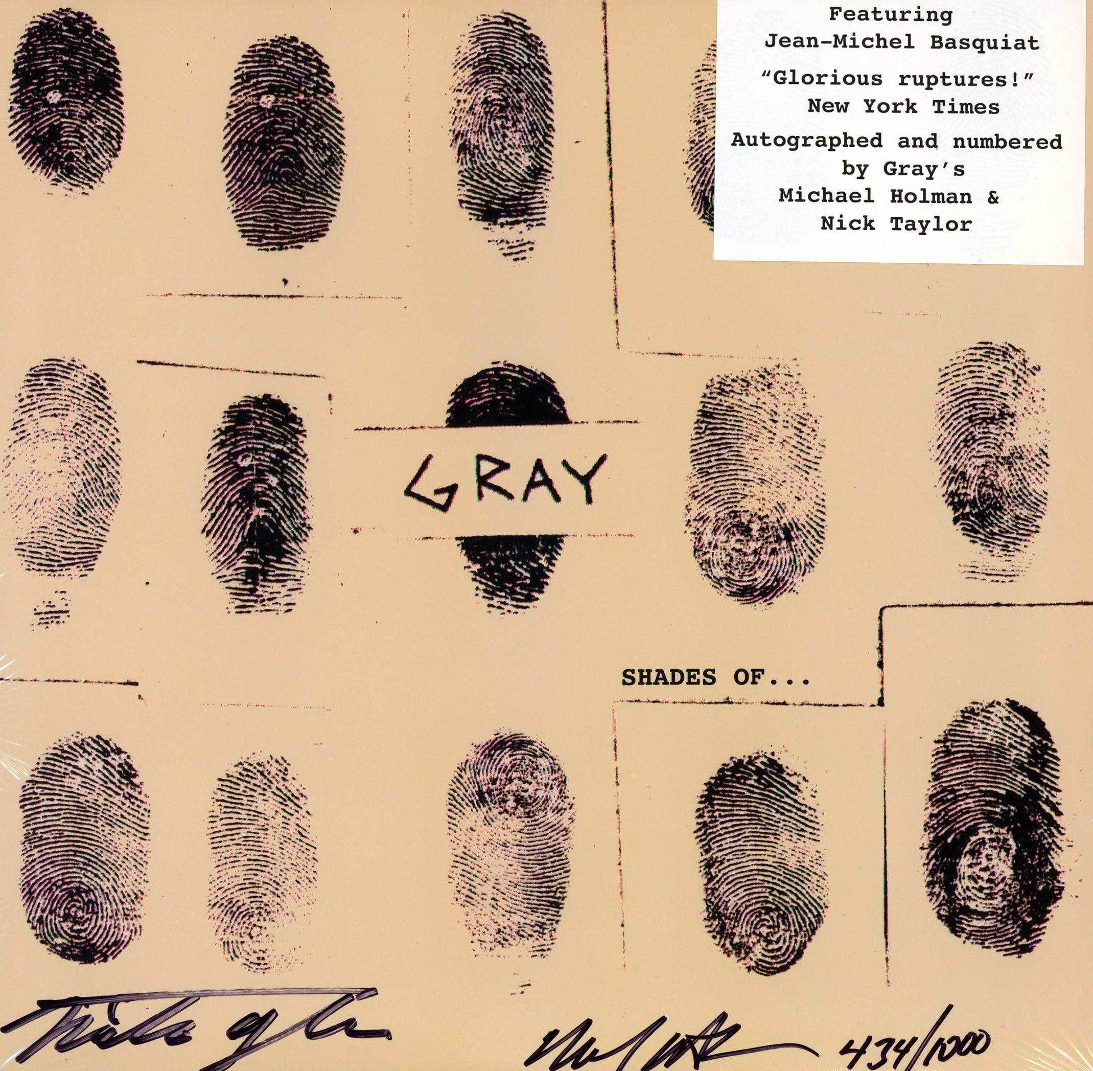 gris (2) nuances de... Édition limitée LP - Art de Jean-Michel Basquiat
