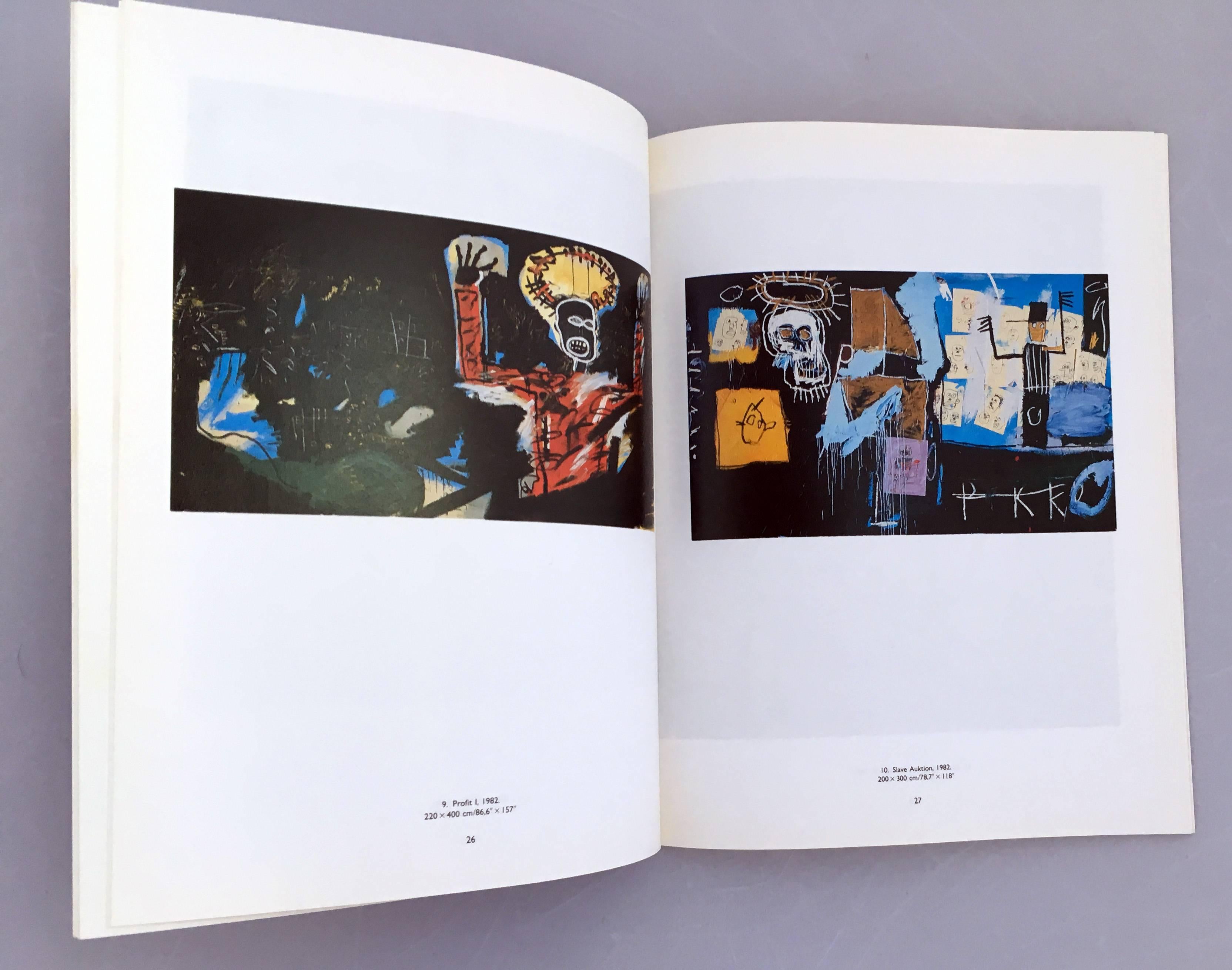 Jean Michel Basquiat, Julian Schnabel; Rooseum, 8 April - 28 May 1989, Malmö, Sweden. 
Rare vintage exhibition catalogue published in conjunction with show held April 8 - May 28, 1989. 

Curated by Anna Palmqvist and Fredrik Roos with essay by