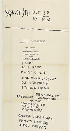 Basquiat Rammellzee poster 1982