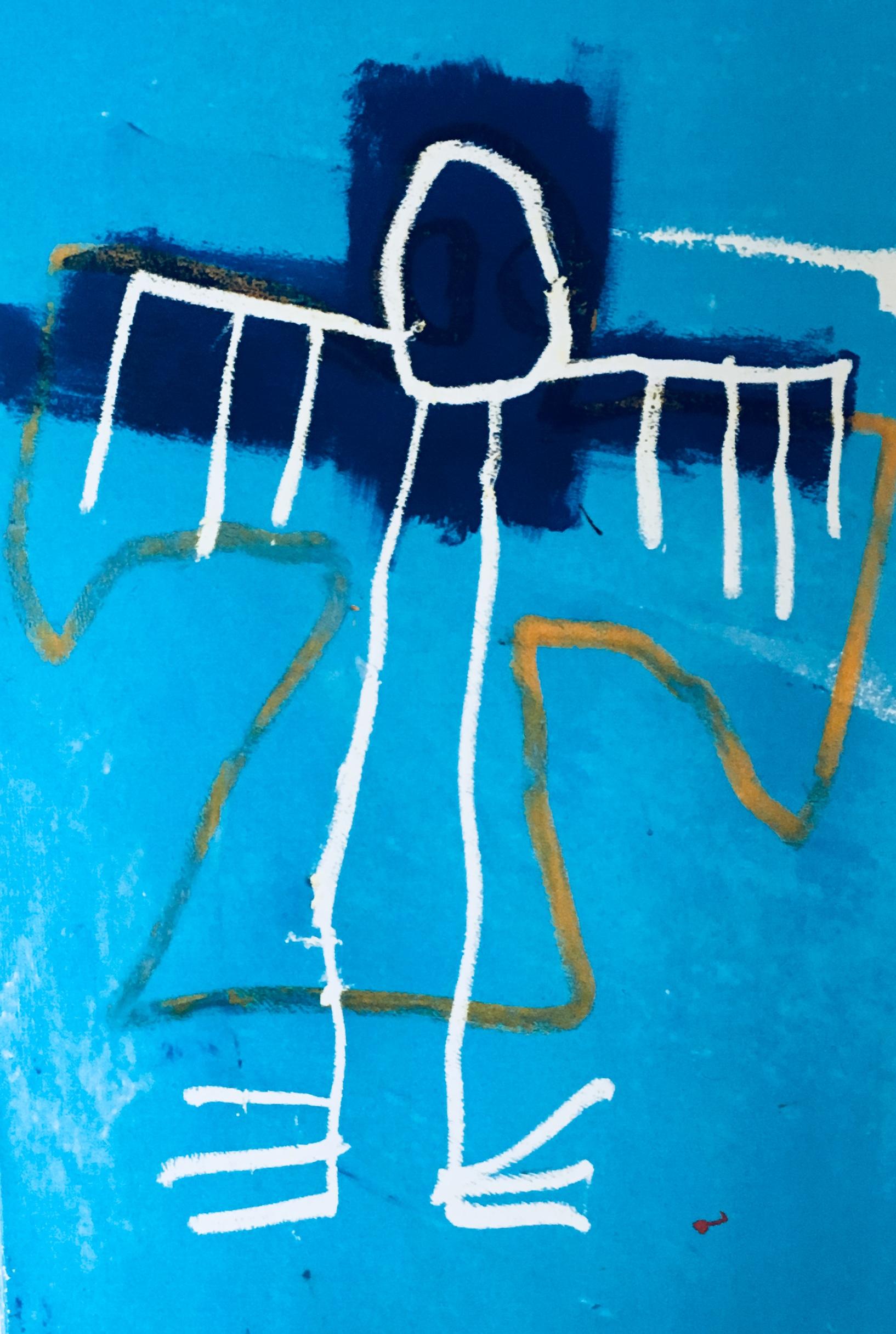Basquiat Skateboard deck 2018 (Basquiat skate deck) - Contemporary Mixed Media Art by Jean-Michel Basquiat