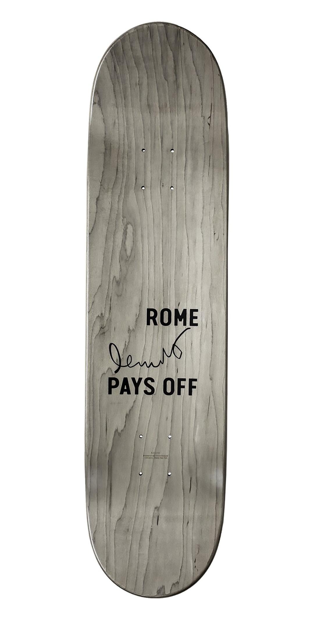 Basquiat Skateboard Deck (Basquiat A-One) - Abstrait Art par Jean-Michel Basquiat