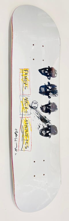 Basquiat Skateboard-Decken (Basquiat Negro Athletes)