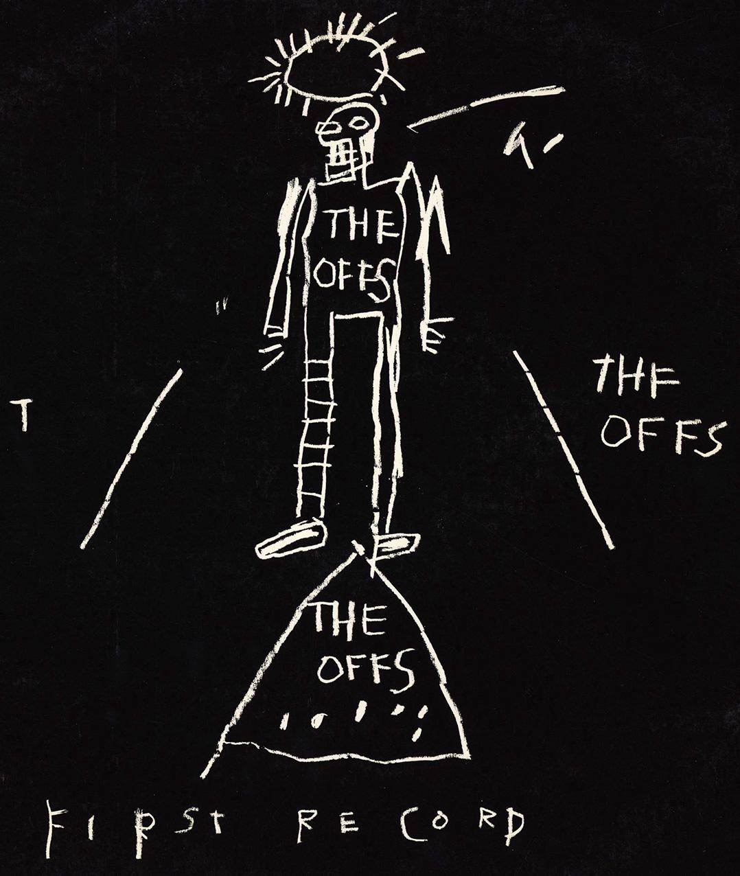 The Offs, erste Platte LP (Pop-Art), Art, von Jean-Michel Basquiat