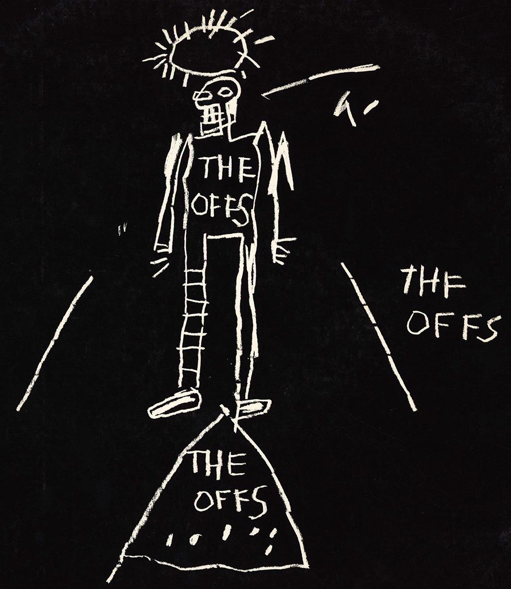 Basquiat The Offs 1984 record album (Basquiat record art)  - Pop Art Art by Jean-Michel Basquiat