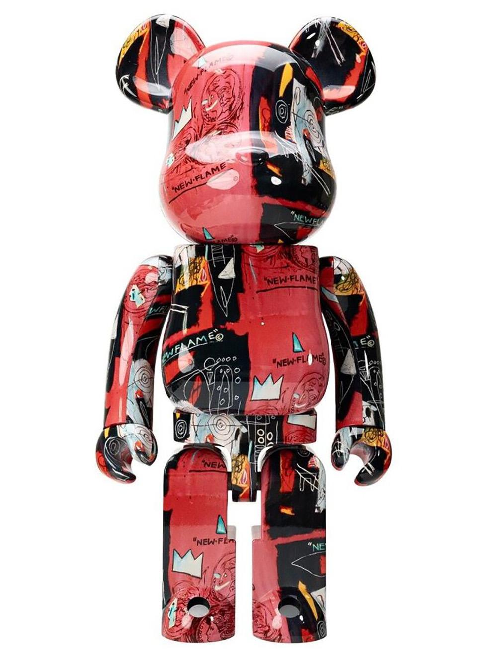 Basquiat Warhol Be@rbrick 1000% set of 2 works  (Basquiat Warhol Bearbrick) For Sale 3