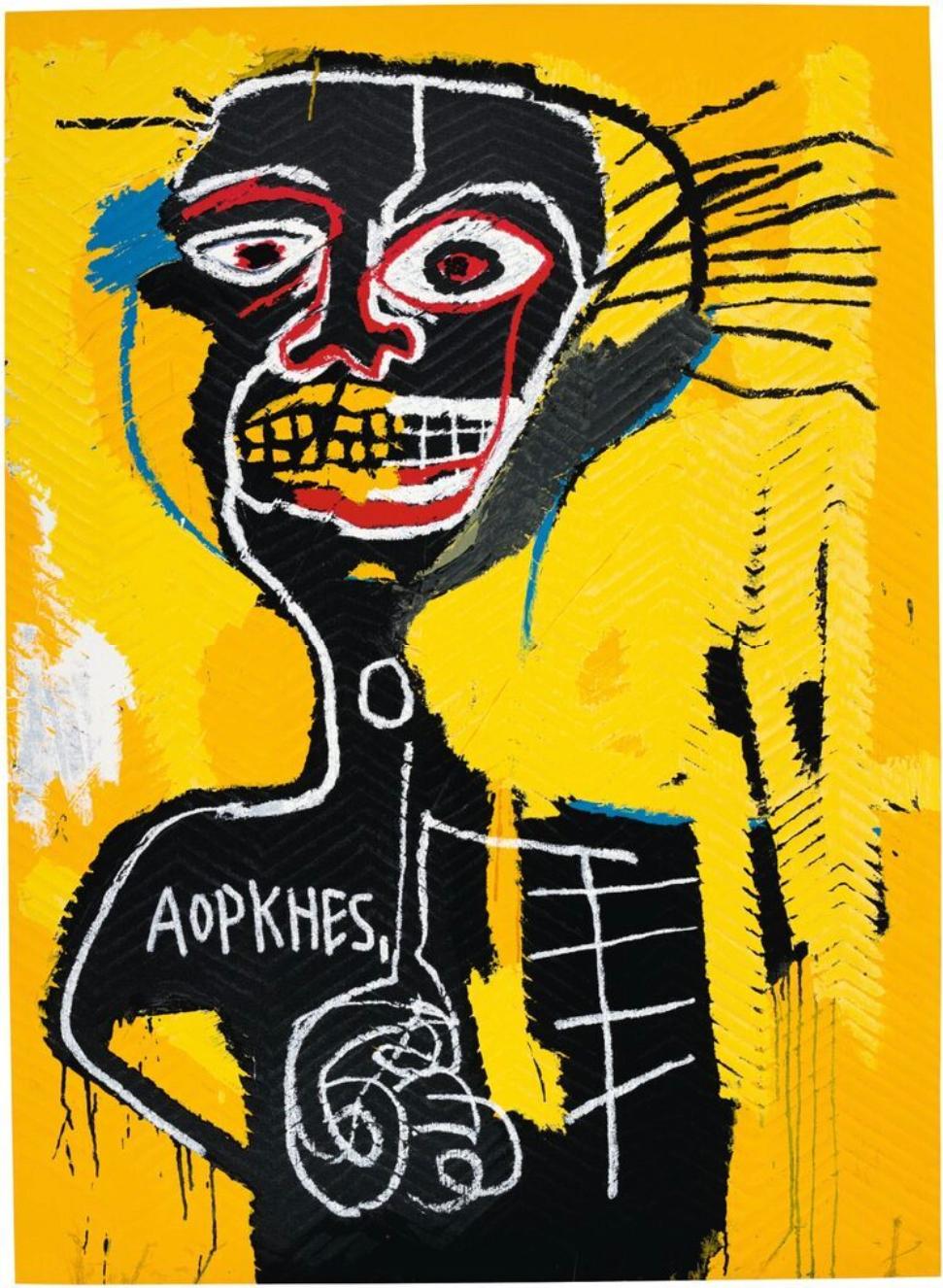 Jean-Michel Basquiat Abstract Print - Cabeza