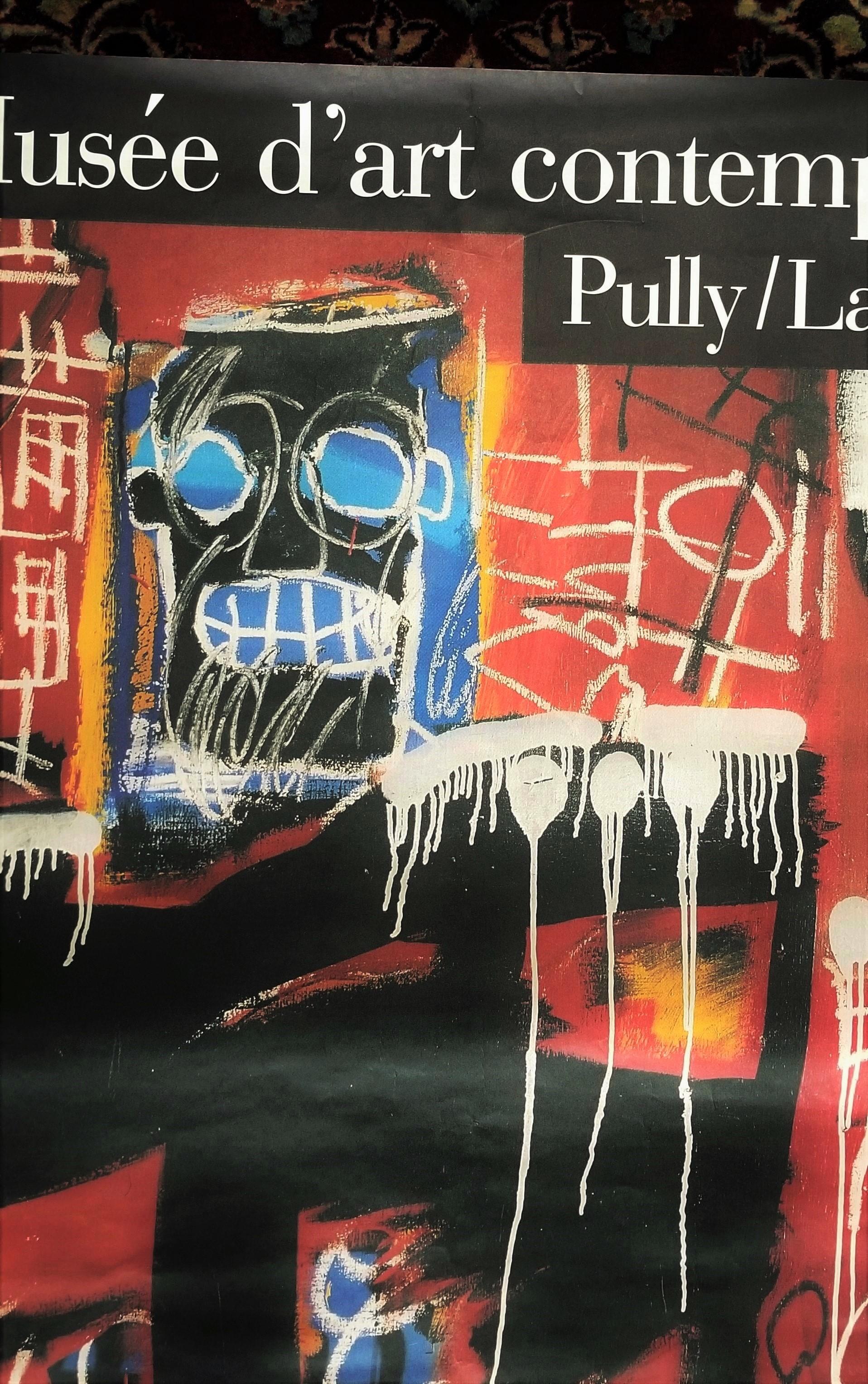 FAE Musée d'Art Contemporain (Sans titre) Poster /// Jean-Michel Basquiat Street For Sale 6