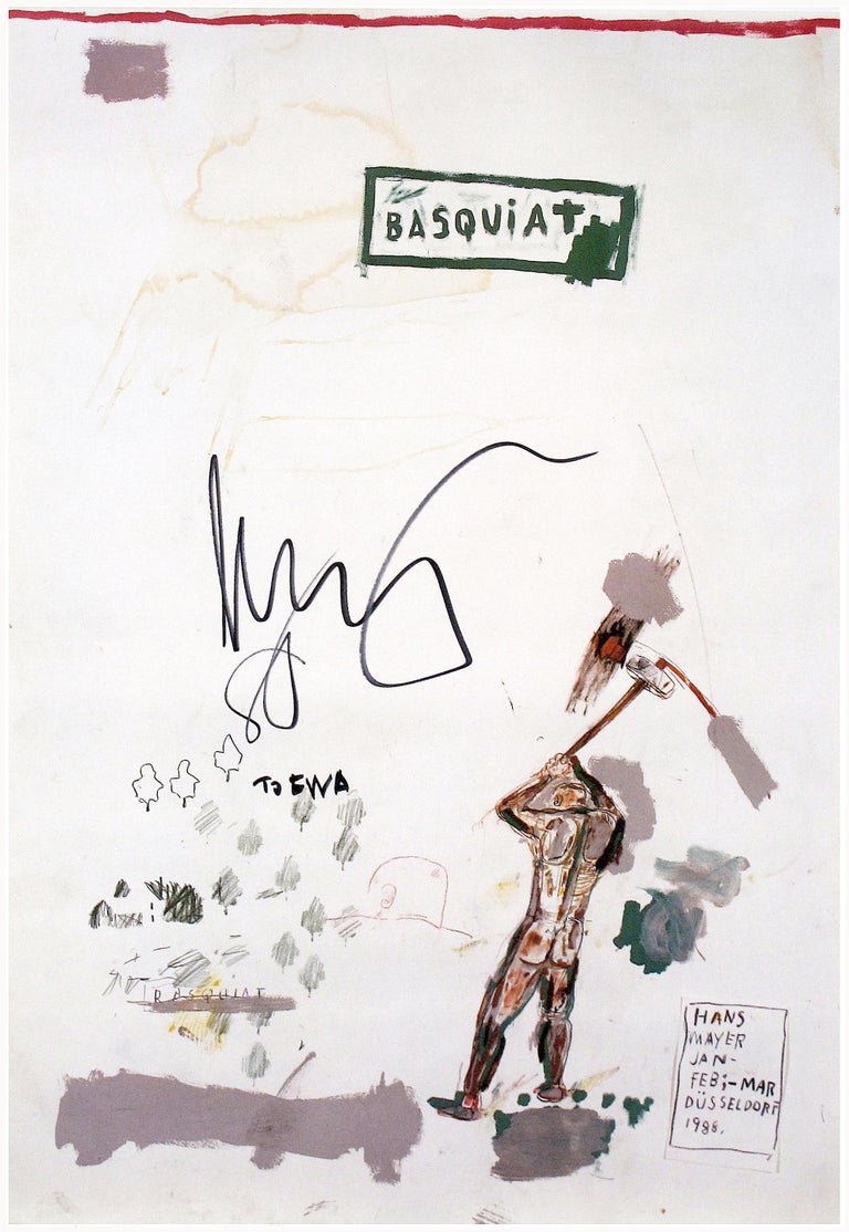 Jean-Michel Basquiat Landscape Print - Hans Mayer