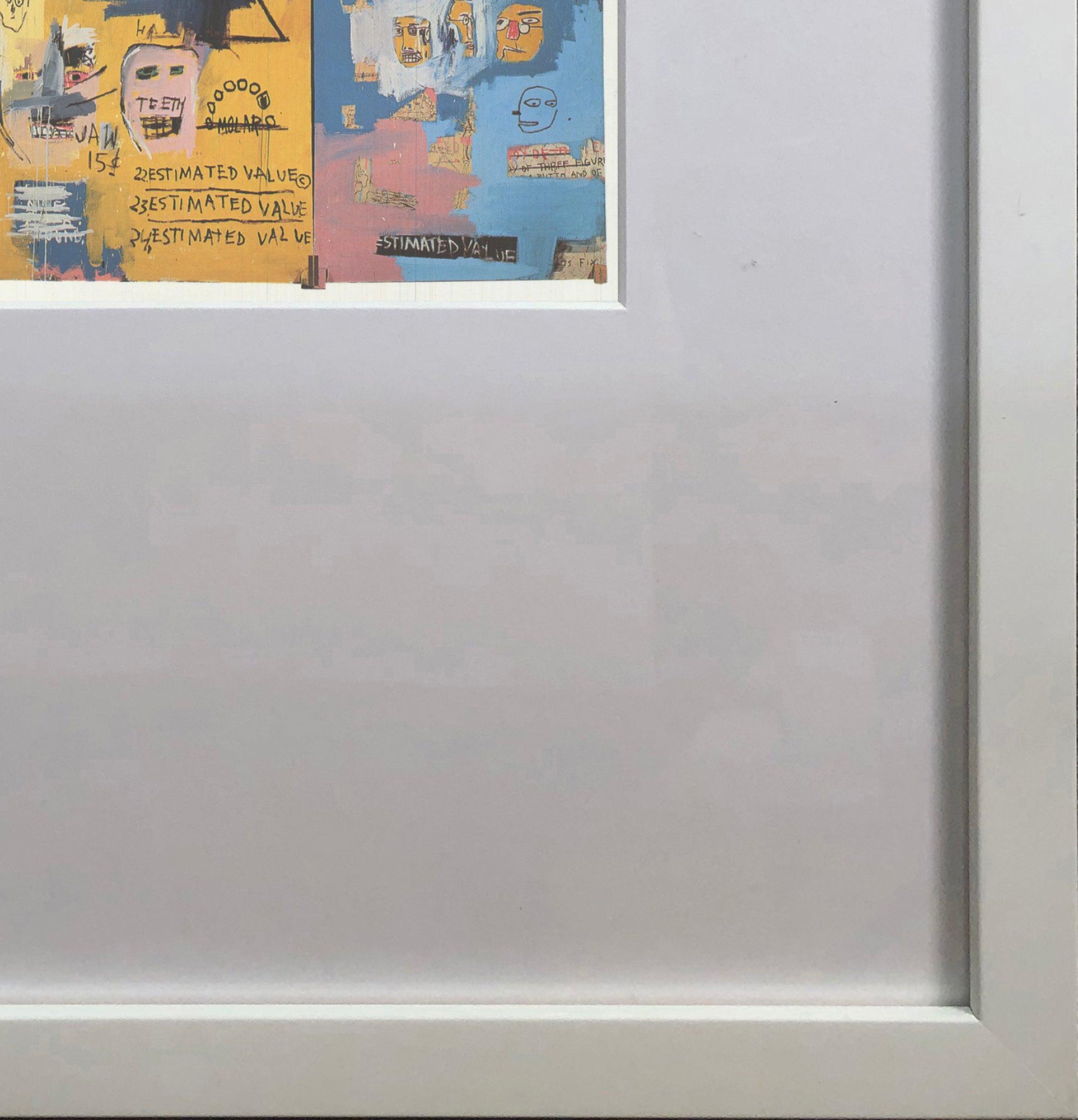 Basquiat- Ferretería Arte pop vintage - Interior Print Gris de Jean-Michel Basquiat
