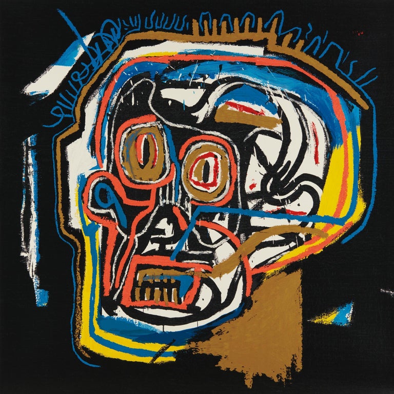 Jean-Michel Basquiat Abstract Print - Head
