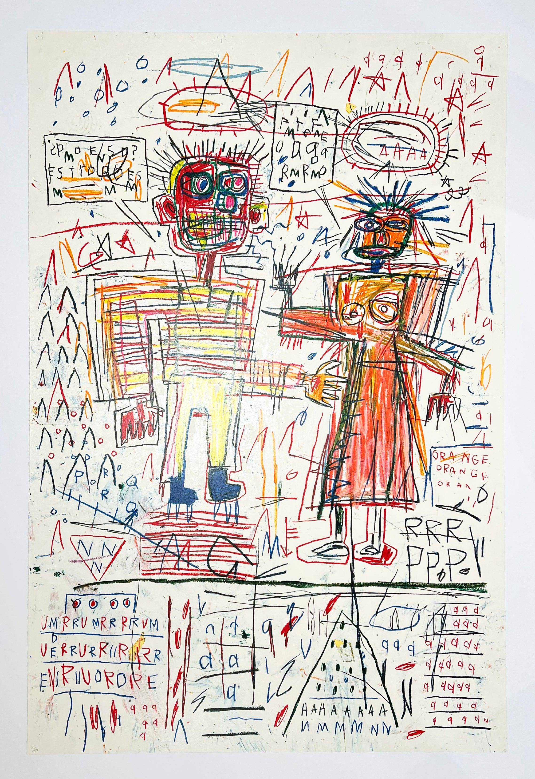 Jean-Michel Basquiat (after) The Figure Portfolio For Sale 3