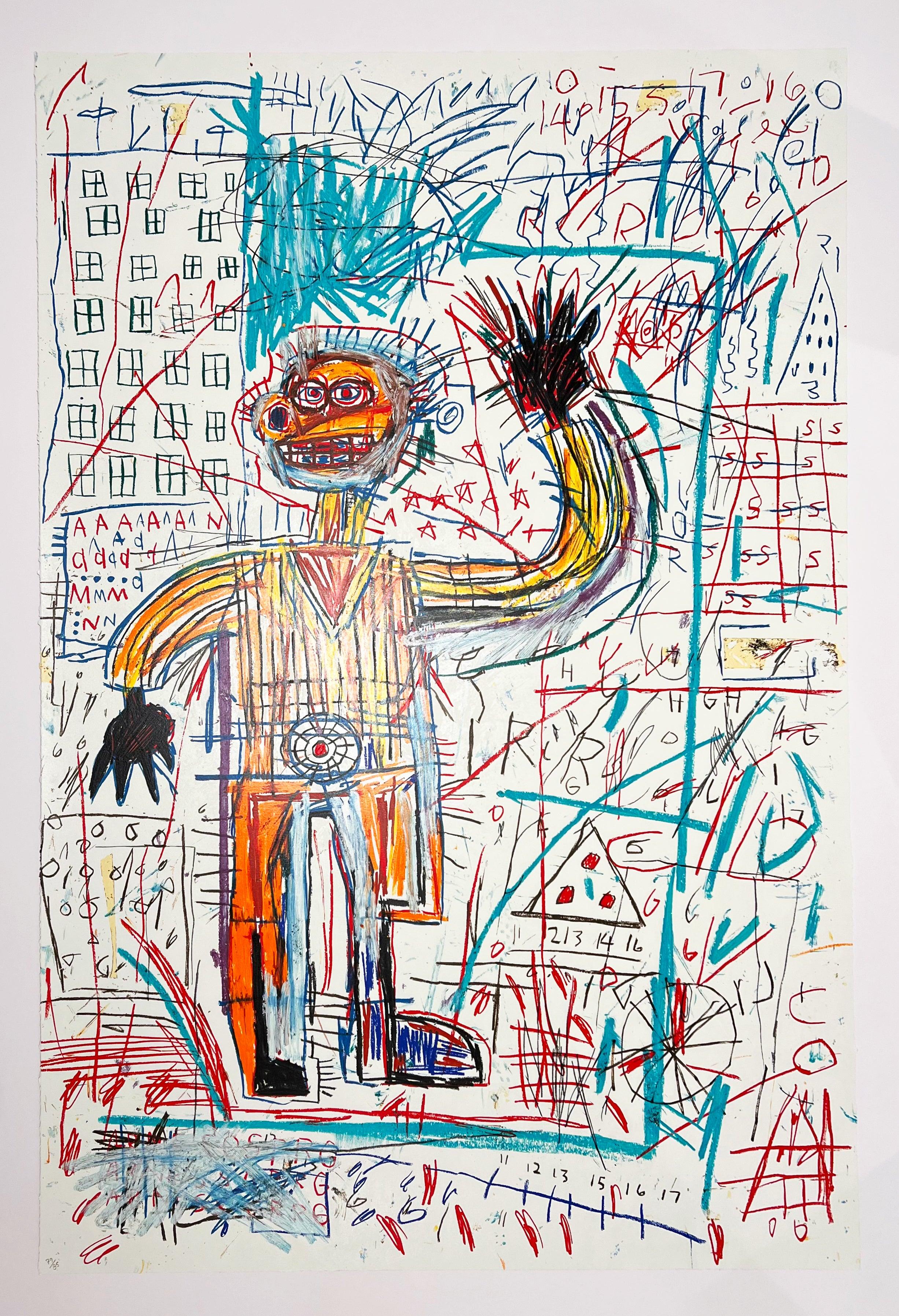 Jean-Michel Basquiat (after) The Figure Portfolio For Sale 5
