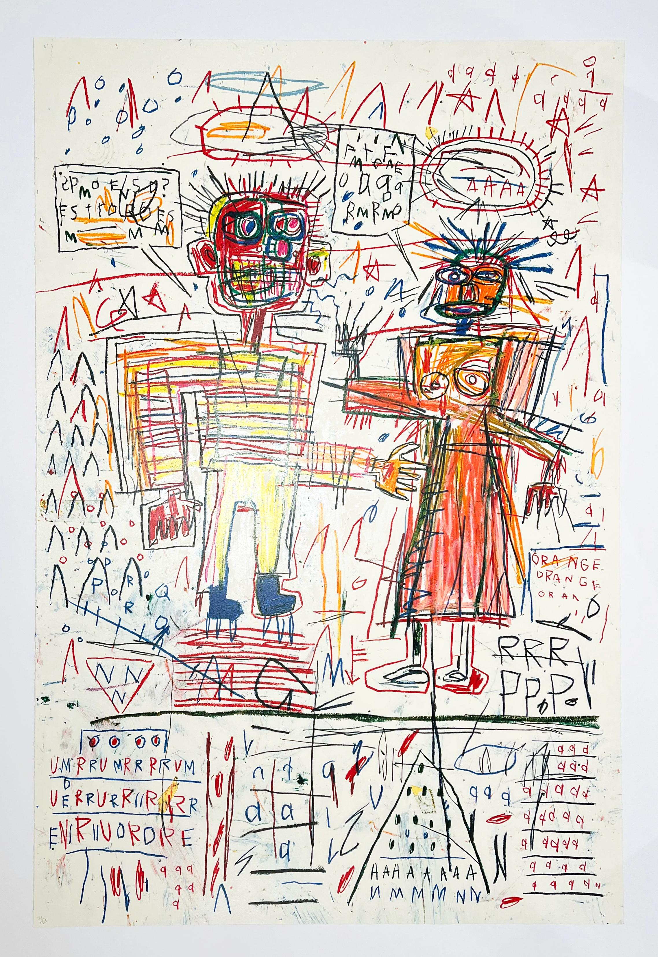 Jean-Michel Basquiat (after) Sans titre, extrait de The Figure Portfolio 1