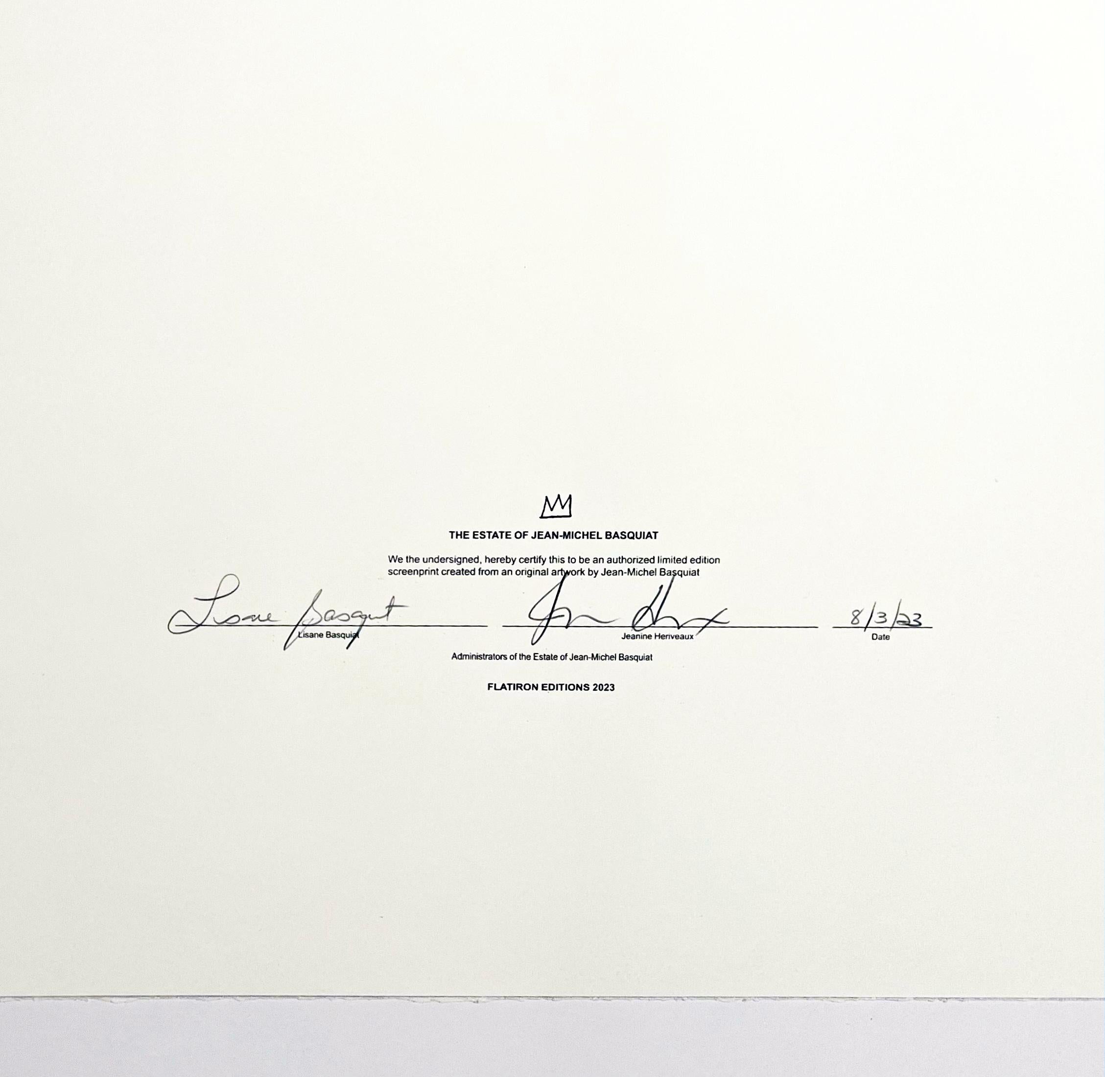 Jean-Michel Basquiat (after) Sans titre, extrait de The Figure Portfolio 2