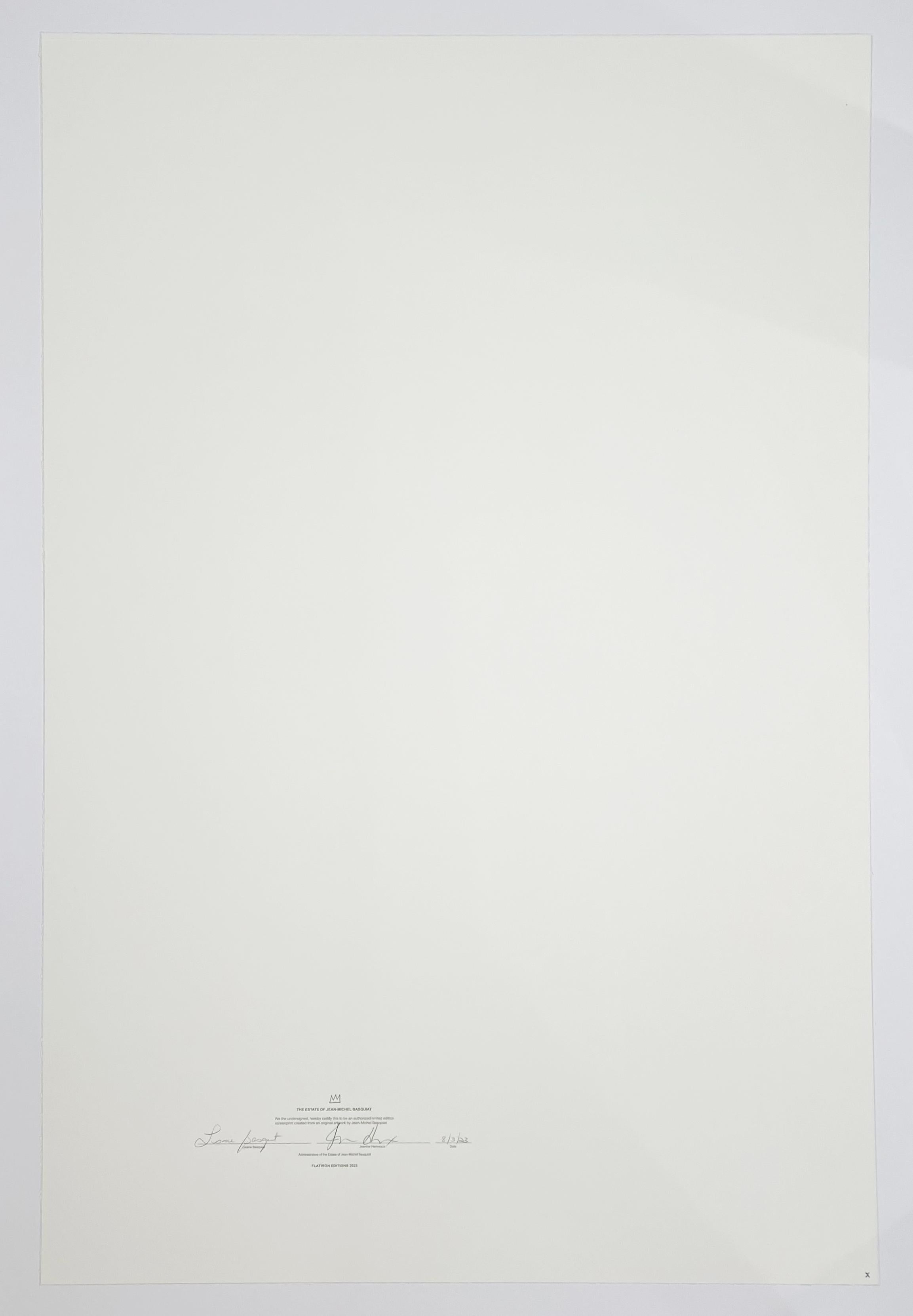 Jean-Michel Basquiat (after) Sans titre, extrait de The Figure Portfolio 4