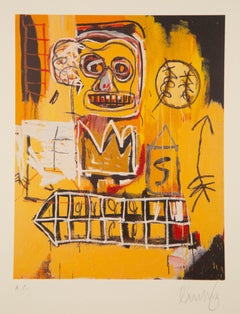Jean-Michel Basquiat ( American, 1960 - 1988 ) "Untitled" A.P. Lithograph