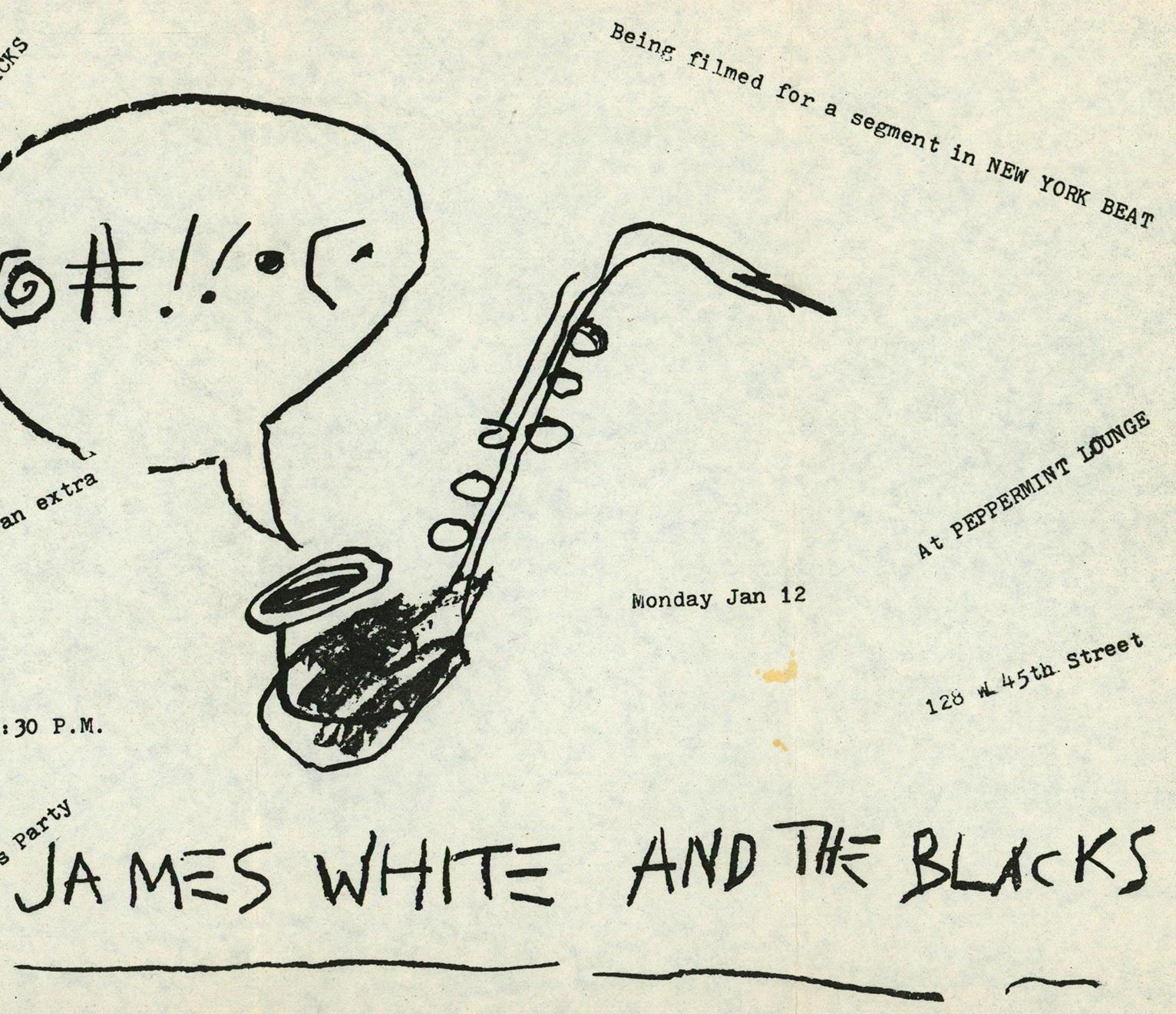 Jean-Michel Basquiat Downtown 81 / New York Beat, 1981 For Sale 2
