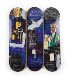 The Skateroom x Estate of Jean-Michel Basquiat, Horn-Spieler, 3er-Set