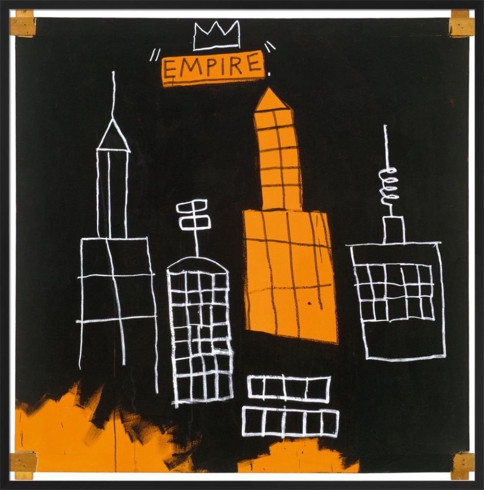 Jean-Michel Basquiat, Mecca, 1982 (Framed)