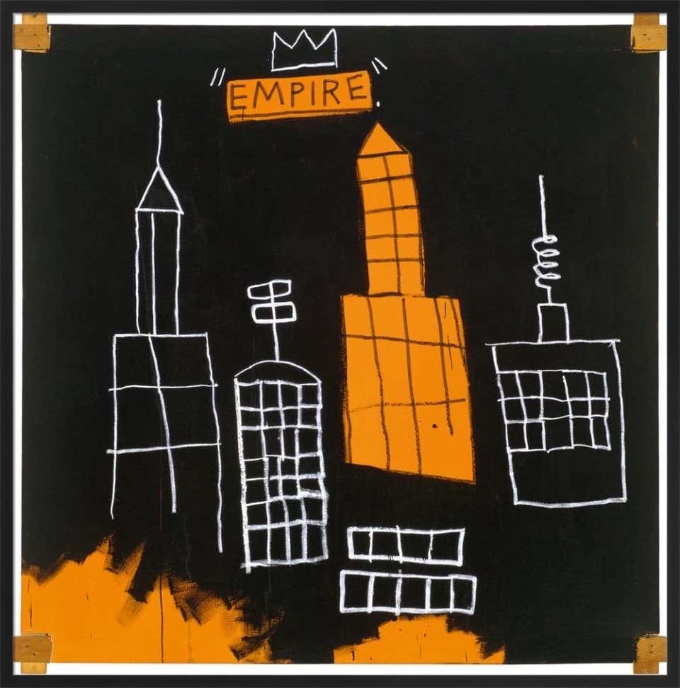 Jean-Michel Basquiat - Basquiat Area 1985 (Basquiat birthday Area 1985 ...