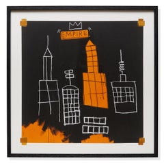 Jean-Michel Basquiat - Impression encadrée Mecca