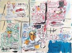 Jean-Michel Basquiat "Olympic". Screenprint, 1982/83 - 2017. Edition 50.