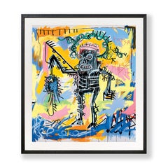 Jean-Michel Basquiat - Untitled (Fishing) Framed Poster