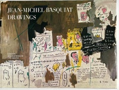 Monograph of drawings, hand signed and numbered by Jean-Michel Basquiat LIFETIME
