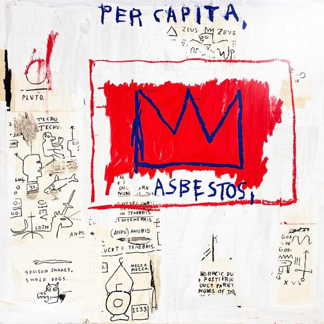 Jean-Michel Basquiat Abstract Print - Per Capita