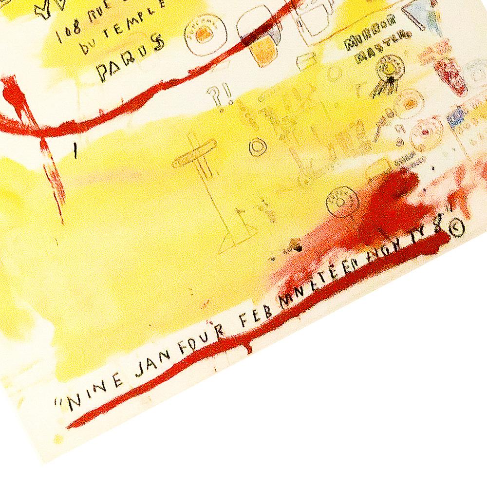 Supercomb (cartel de la exposición) - Print Contemporáneo de Jean-Michel Basquiat