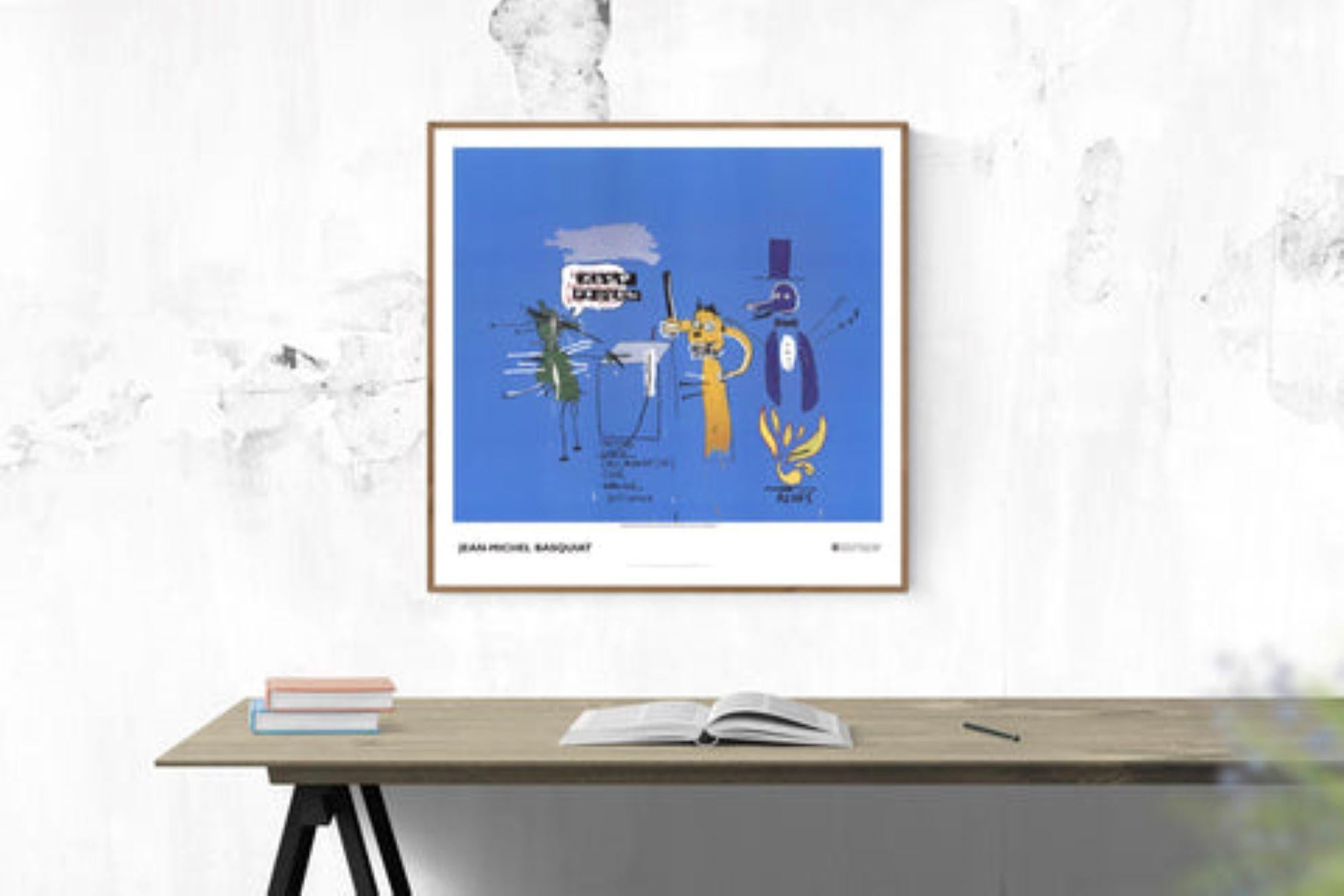 The Dingoes That Park Their Brain With Their Gum By Jean-Michel Basquiat For Sale 1