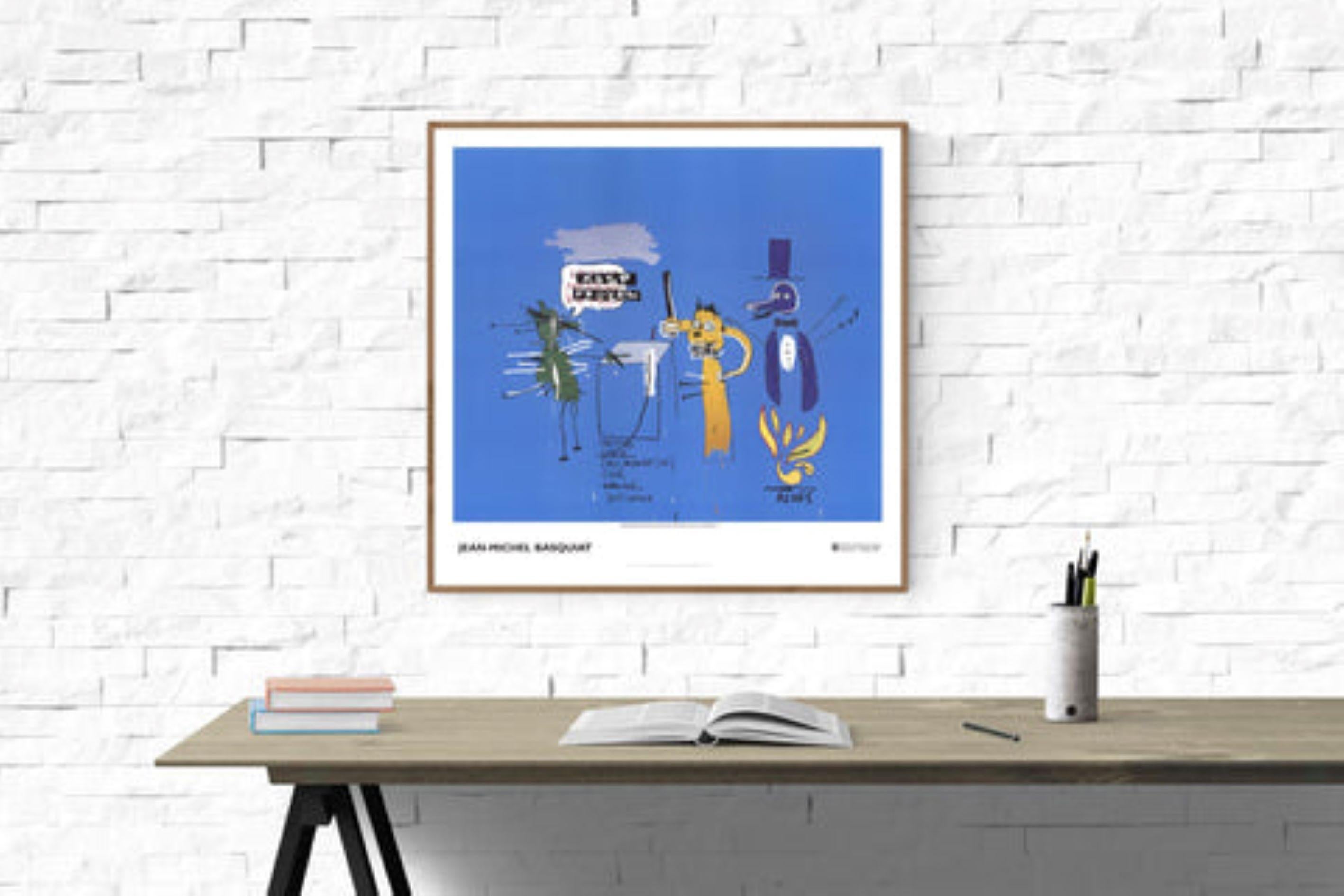 The Dingoes That Park Their Brain With Their Gum By Jean-Michel Basquiat For Sale 3