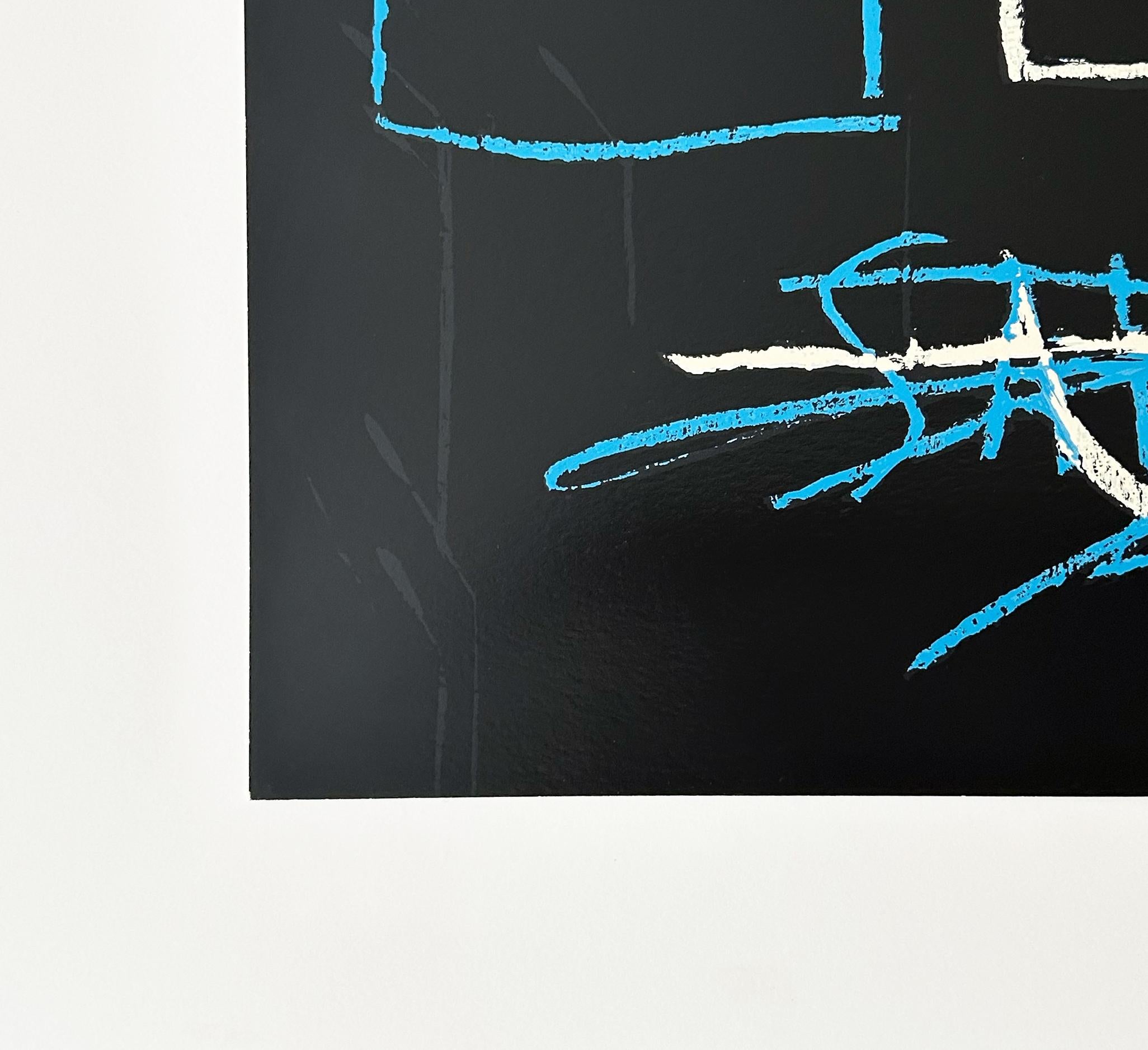 Artist: Jean-Michel Basquiat
Title: Untitled (Rinso)
Portfolio: 1983/2001 Portfolio I
Medium: 9 Color screenprint on paper
Year: 2001
Edition: 43/85
Sheet Size: 40