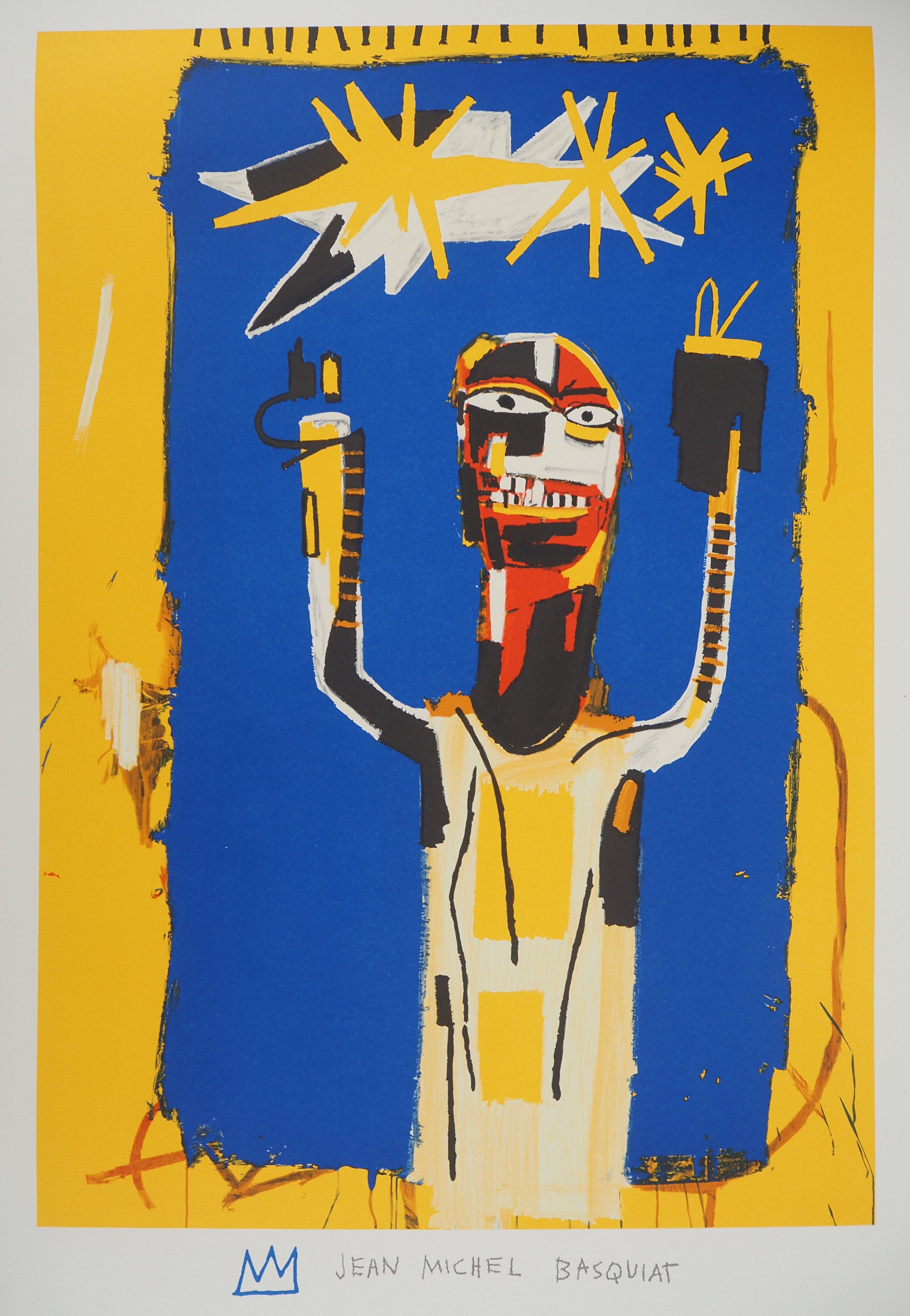 Welcoming Jeers - Lithograph, 1997 - American Modern Print by Jean-Michel Basquiat