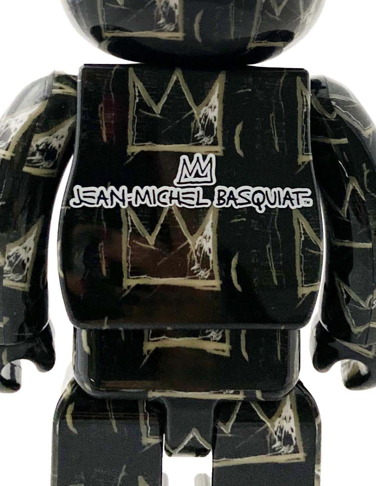 Basquiat Warhol Haring Bearbrick 400%: set of 6 works (Basquiat BE@RBRICK) For Sale 7